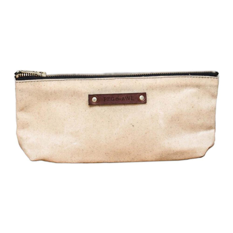 Peg and Awl Pouch - No. 5: The Scholar Pouch - Almond