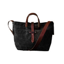 Peg and Awl Waxed Canvas Tote Bag - Coal