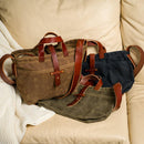 Peg and Awl Tote Bag - Waxed Canvas Tote