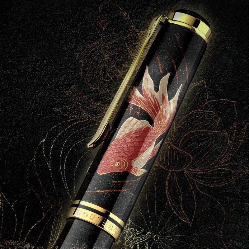 Pelikan Fountain Pen - M1000 Maki-e Goldfish - Limited Edition (2025)