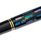 Pelikan M1000 Souverän Raden Black Infinity Fountain Pen - Body Detail Markings In White Background | EndlessPens