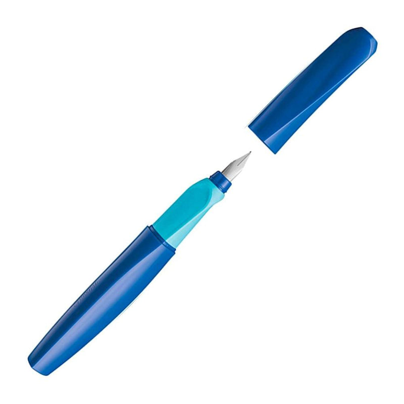 Pelikan Twist Fountain Pen - Deep Blue (cap and nib)