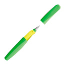 Pelikan Twist Fountain Pen - Neon Green (cap and nib)