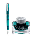 Pelikan Gift Set - Classic M205 Apatite and Edelstein® Ink of the Year 2022 Apatite - Special Edition (2022)
