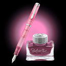 Pelikan Classic M205 & Edelstein Rose Quartz Ink & Fountain Pen Set - Pen and Ink Set