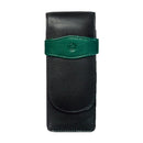Pelikan Leather Pouch- Black Green - EndlessPens