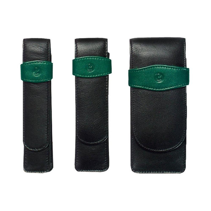 Pelikan Leather Pouch - Black Green