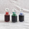 Pennonia Decorative Glass Inkwell - Three Inkwells With Different Ink Colors | EndlessPens