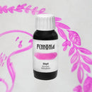 Pennonia Abigél Fluorescent Abigail Ink Bottle (60ml) - A Bottle Of Ink With A White Cap | EndlessPens