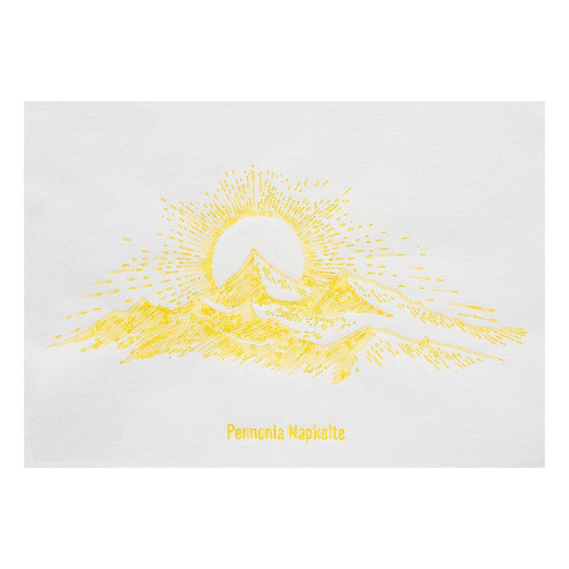 Pennonia Napkelte Sunrise Ink Bottle (60ml) - An Ink Drawing On Paper | EndlessPens