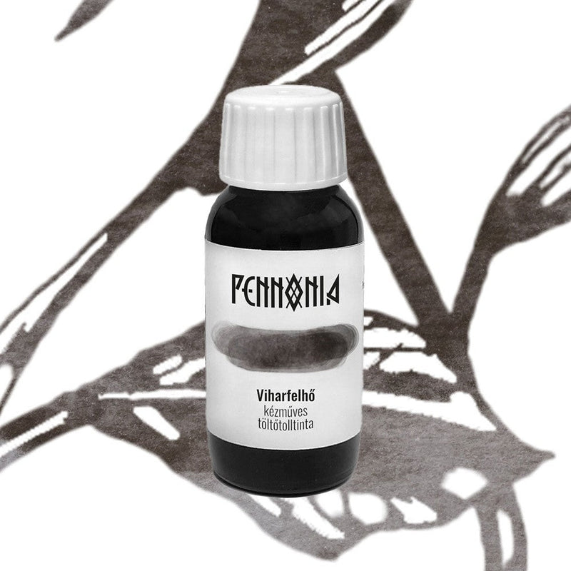 Pennonia Viharfelhő Storm Cloud Ink Bottle (60ml) - A Bottle Of Ink With A White Cap | EndlessPens