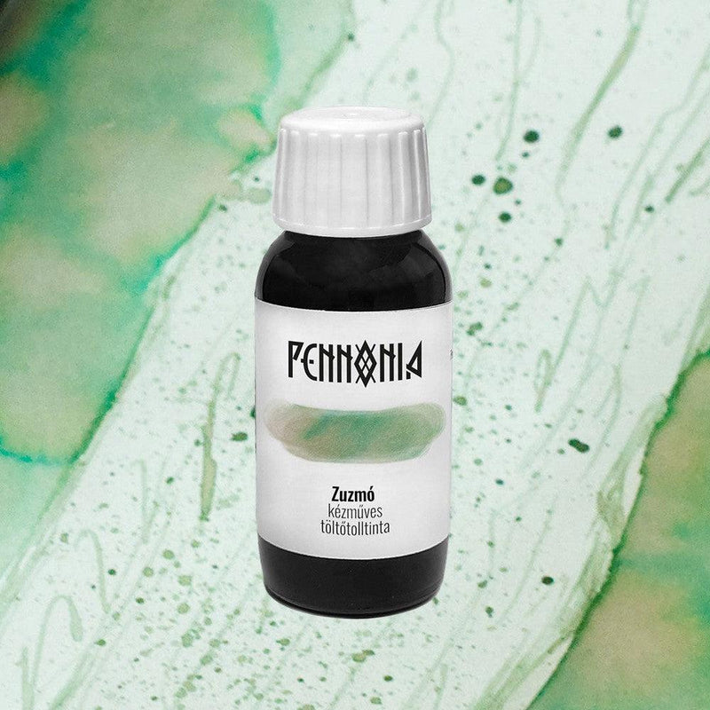 Pennonia Zuzmó Lichen Ink Bottle (60ml) - A Bottle Of Ink With A White Cap | EndlessPens