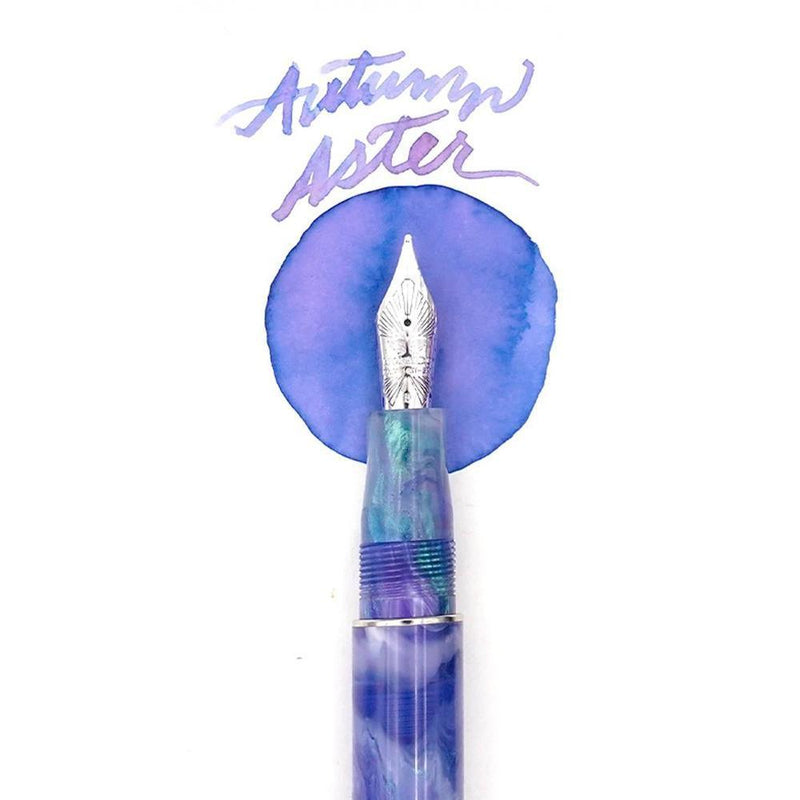 Pennonia × @nibsandflourishes Garden Delights: Aster Ink Bottle (30ml)