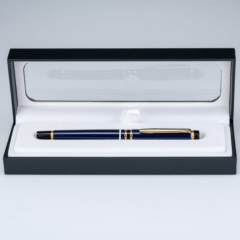 Pilot Grance Fountain Pen - Navy Blue On Case | EndlessPens