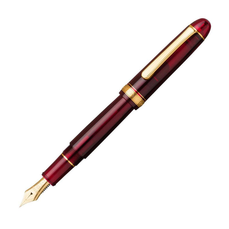 Platinum Century 3776 Fountain Pen - Bourgogne Gold | EndlessPens Online Pen Store