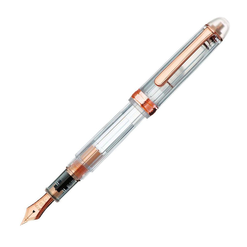 Platinum 3776 Century Fountain Pen - Transparent - Rose Gold | EndlessPens Online Pen Store