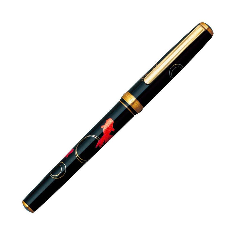 Classic Platinum Maki-e Fountain Pen - Gold Fish | EndlessPens Online Pen Store