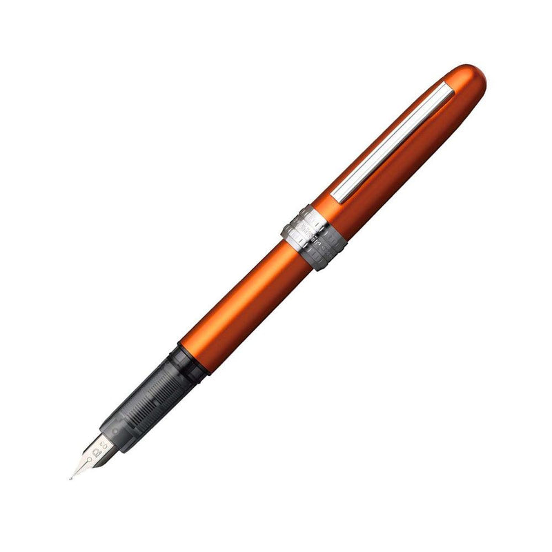 Platinum Plaisir Fountain Pen - Orange | EndlessPens Online Pen Store