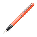 Platinum Procyon Fountain Pen - Orange | EndlessPens Online Pen Store