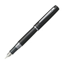 Platinum Procyon Fountain Pen (New Colors 2024) - Shadow Mica With Nib Exposed On White Background | EndlessPens