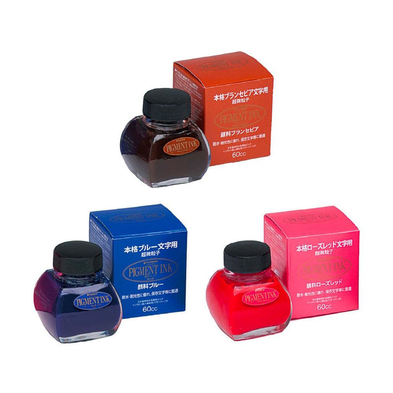 Platinum Carbon Ink Bottle (60ml) - Pigment Ink | EndlessPens Online Pen Store
