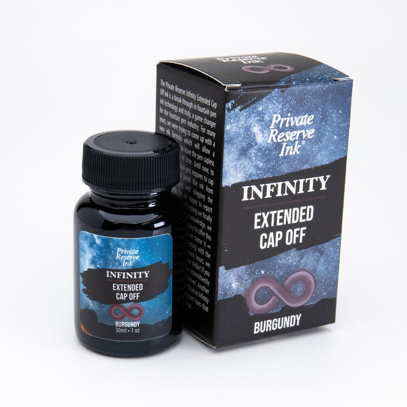 Private Reserve Ink Infinity Ink Bottle (30ml) - Infinity Burgundy - Box and Bottle | EndlessPens