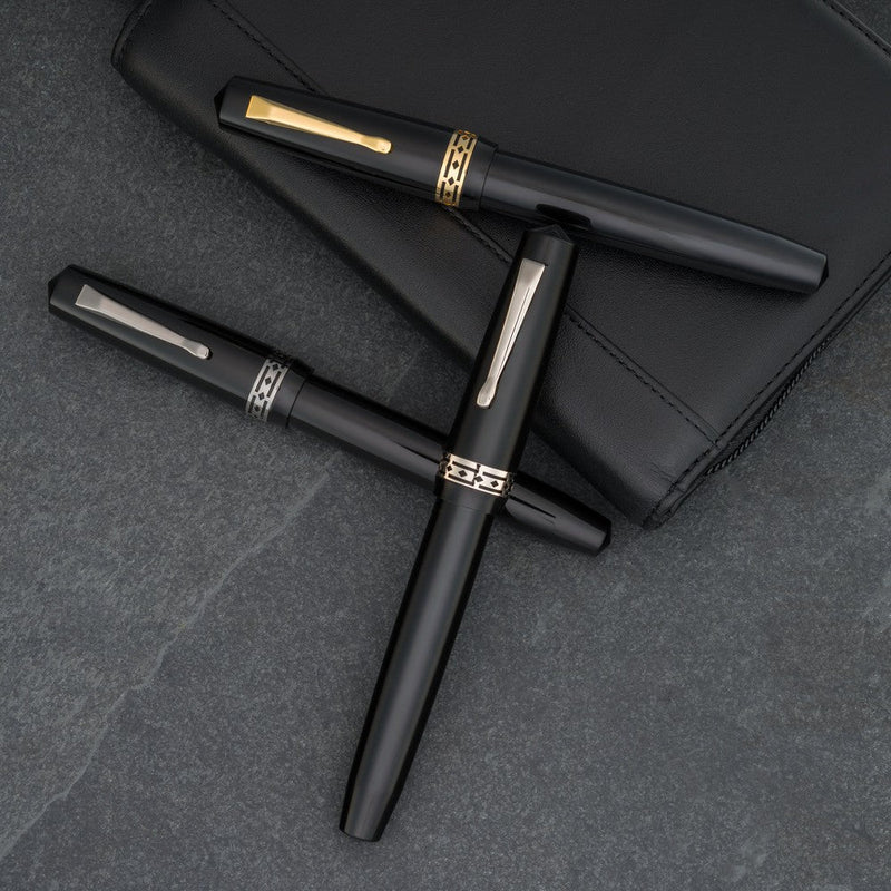 筆記具 RUKA RADIUS® 1934 Settimo Nero Lucido (Black Glossy) Fountain Pen
