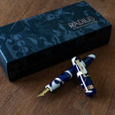 Leonardo RADIUS® 1934 Settimo Cielo Blu Fountain Pen - Gold - Box