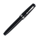 Leonardo RADIUS® 1934 Settimo Nero Lucido (Black Glossy) Fountain Pen - Silver - With Cap Cover