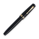 Leonardo RADIUS® 1934 Settimo Nero Lucido (Black Glossy) Fountain Pen - Gold - With Cap Cover