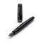 Leonardo RADIUS® 1934 Settimo Nero Lucido (Black Glossy) Fountain Pen - Ruthenium