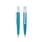 Retro 51 Tornado Elite Rollerball Pen - Two Turquoise Pens On White Background | EndlessPens