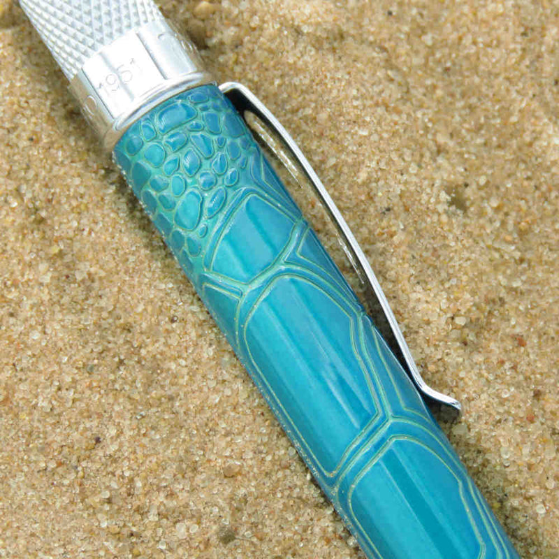 Retro 51 Tornado Rescue Sea Turtle Ballpoint Pen - Body Design Details