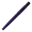 Retro 51 Tornado™ Stealth Lacquer Fountain Pen - Midnight Purple With Cap Cover On White Background | EndlessPens