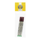 Retro 51 Tornado Capless Rollerball Pen Refill (3-Pack) - Three Green Pen Refills