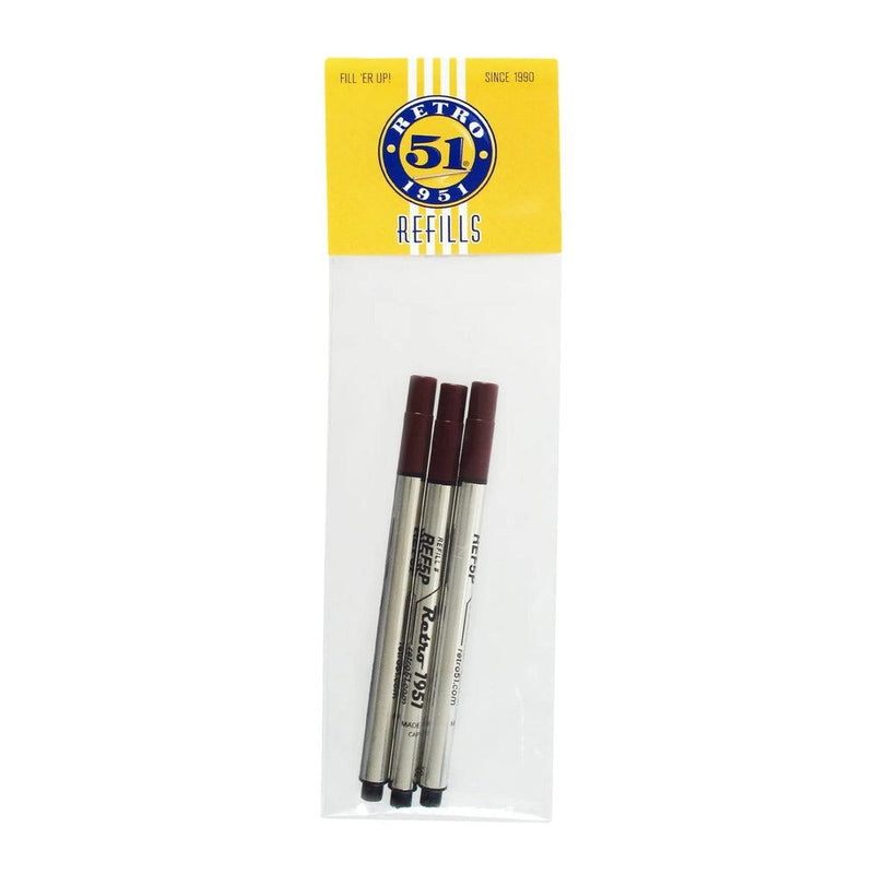 Retro 51 Ink Refill Rollerball (3-Pack) Tornado Capless