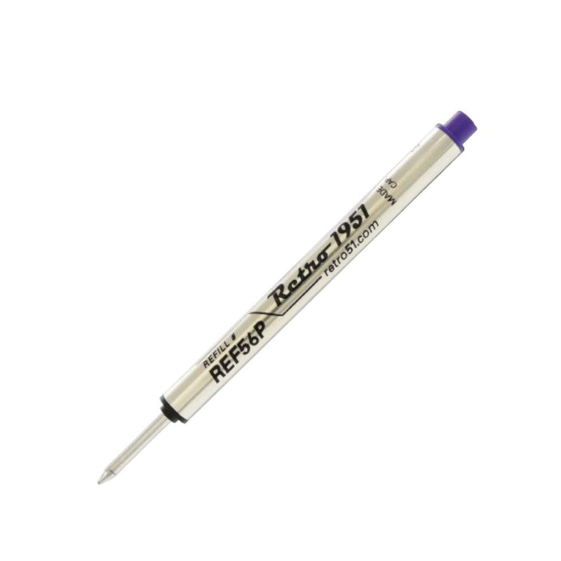 Retro 51 Tornado Capless Rollerball Pen Refill (3-Pack) - Purple