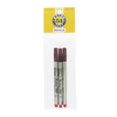 Retro 51 Tornado Capless Rollerball Pen Refill (3-Pack) - Three Red Pen Refills