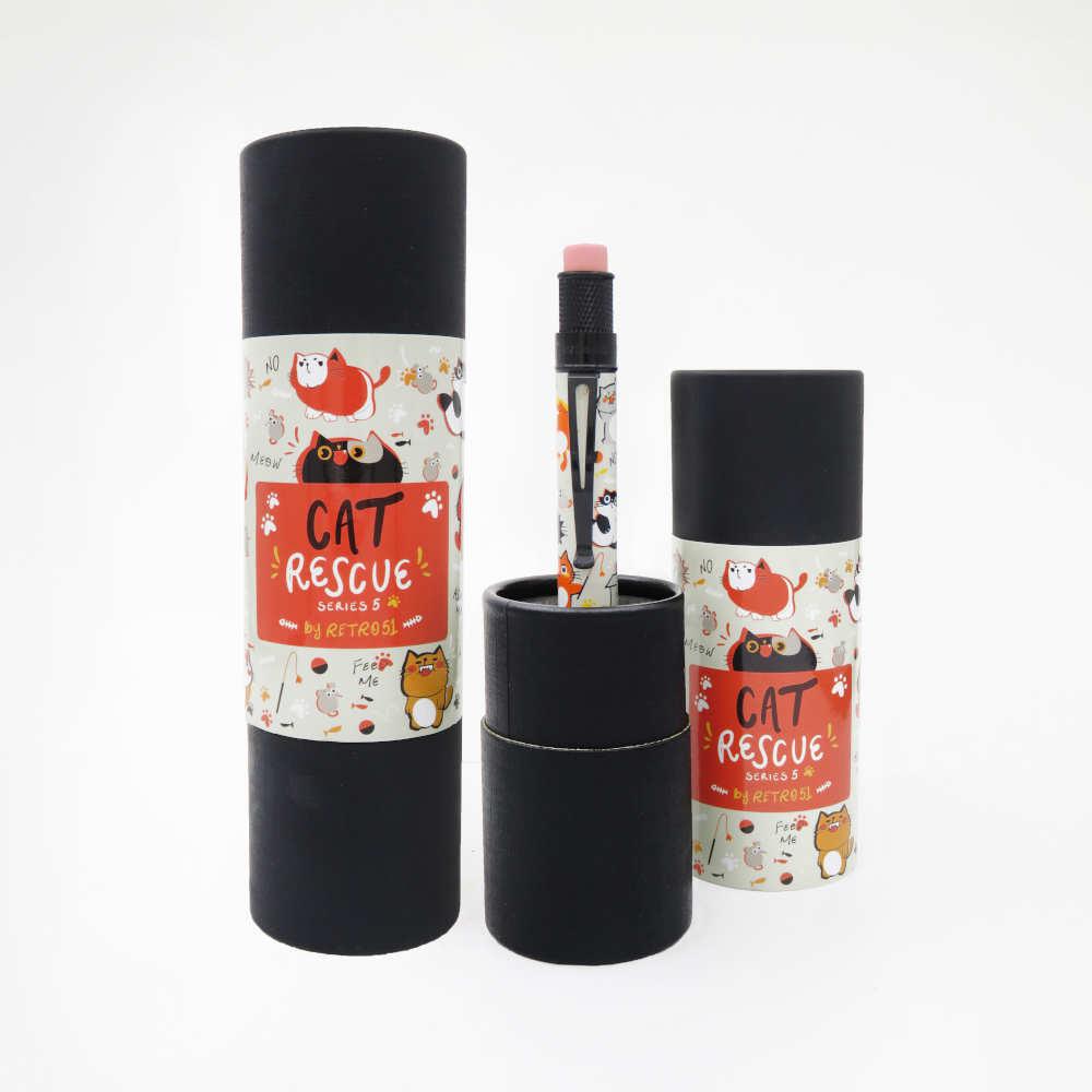 In Praise of the Pencil - Retro 51 Tornado Rescue Cat #5 Mechanical Pencil