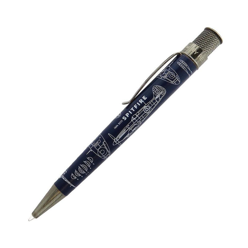 Retro 51 Rollerball Pen - Imperial War Museum - Spitfire Blueprint
