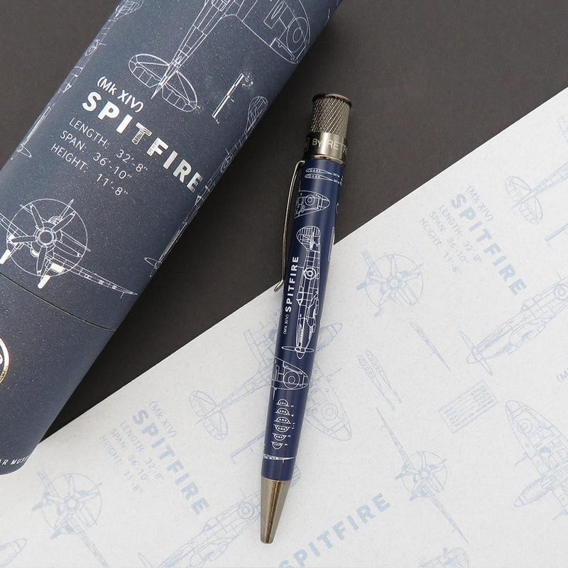 Retro 51 Rollerball Pen - Imperial War Museum - Spitfire Blueprint