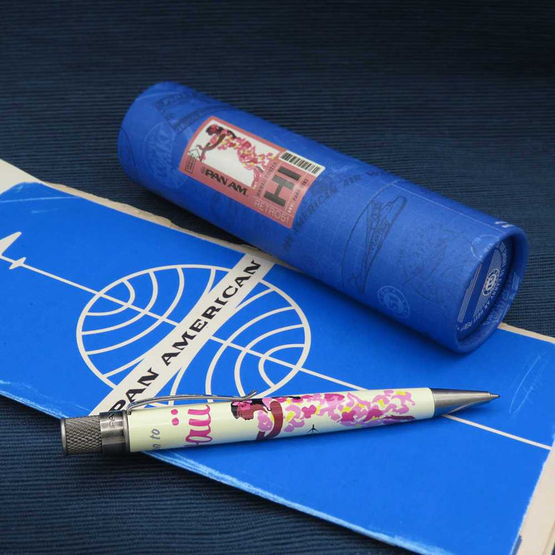 Retro 51 Pan Am Hawaii Rollerball Pen - Box, Case, and Rollerball Pen