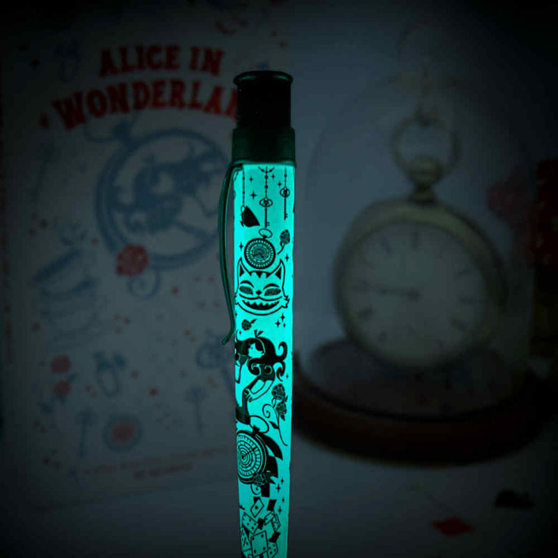 Retro 51 Tornado Alice in Wonderland Rollerball Pen - Glow In The Dark Solo Pen