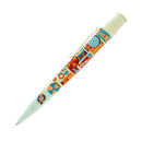 Retro 51 Tornado Popper Beachy Side-Up Rollerball Pen - Pen Angled Right On White Background | EndlessPens