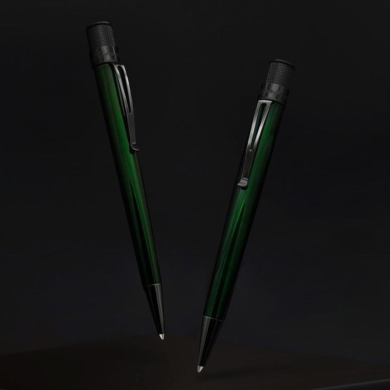 Retro 51 Rollerball Pen - Tornado - Stealth Lacquer