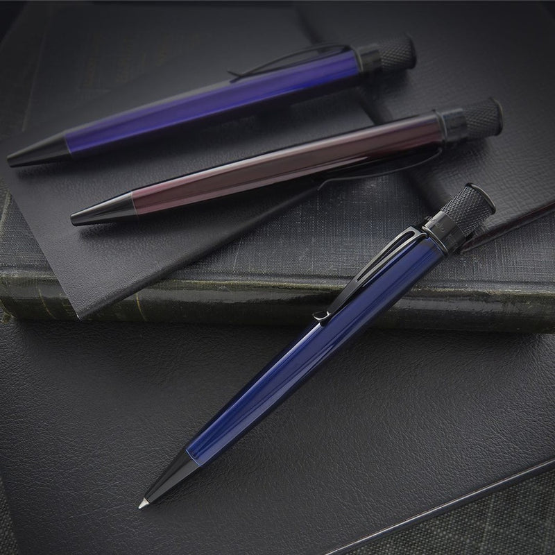 Retro 51 Rollerball Pen - Tornado - Stealth Lacquer