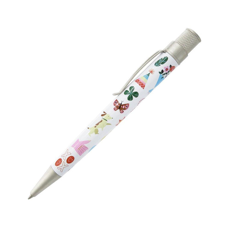 Retro 51 USPS® Thinking of You Stamp 2023 Rollerball Pen - Angled View