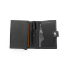 Retro 51 x Pularys Modern Traveler Wallet - Black Wallet With Cards On White Background | EndlessPens