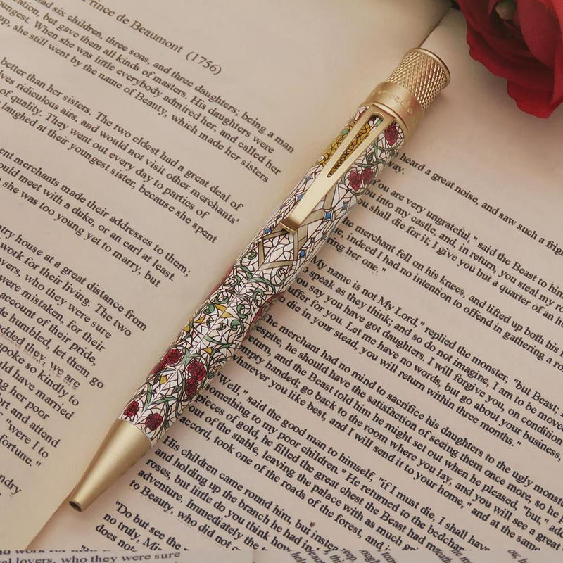 Retro Rollerball Pen - Tornado™ Literary Collection - Beauty and The Beast