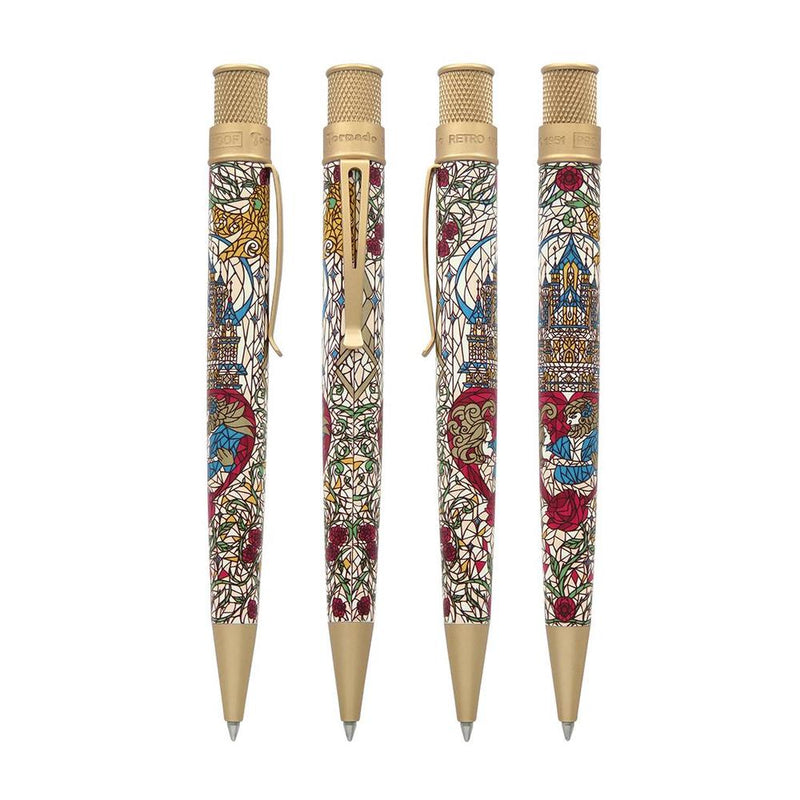 Retro Rollerball Pen - Tornado™ Literary Collection - Beauty and The Beast